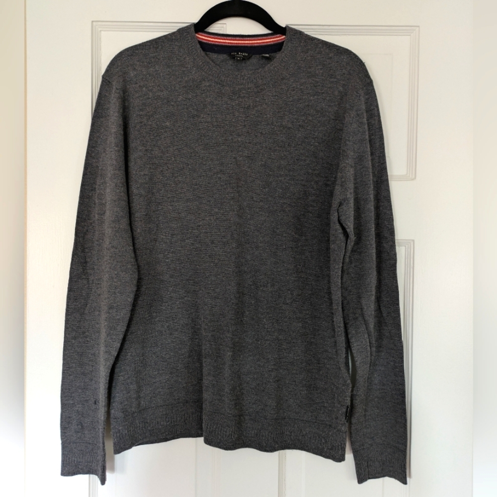 Ted Baker Men's Wool Cashmere Blend Sweater Size 5 US XL